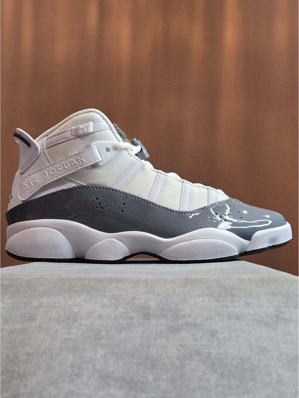 Air Jordan 6 Rings - Cool Grey / White (322992-121) Men’s 8 BRAND NEW IN BOX